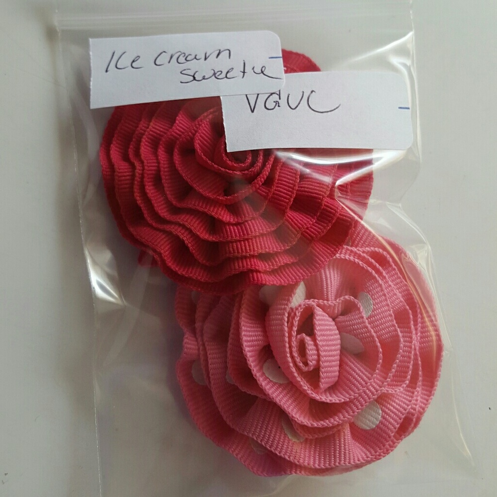 Gymboree rosette clips